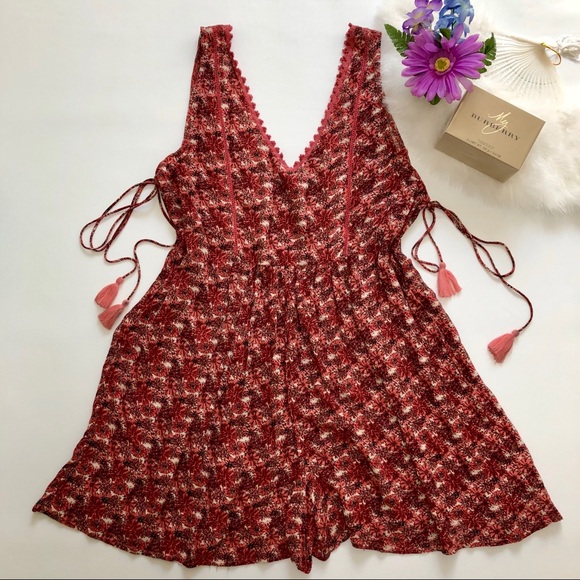 NWOT Zara Romper pink floral print oversized S - Picture 2 of 7